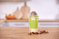 Emsa CLIP & GO 450ml BPA Mentes Hordozható Műanyag Müzlis Bögre - Zöld