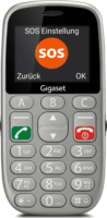 Gigaset GL390 Dual SIM Mobiltelefon - Ezüst