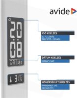 Avide ABLDL-OLC-6W-WH LED asztali lámpa - Fehér