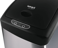 Lamart LT8049 Sensor 45 literes szenzoros szemetes - Ezüst/Fekete