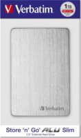 Verbatim 1TB Store 'n' Go ALU Slim USB 3.0 Külső HDD - Ezüst