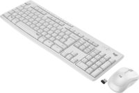 Logitech MK295 Silent Wireless Billentyűzet + Egér (Fehér) - Német