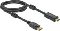 Delock Displayport v1.2 - HDMI-A aktív kábel 2.0m Fekete