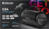 Defender G24 Bluetooth hangszóró - Fekete