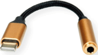 Roline USB-C apa - 3.5mm Jack anya Adapter 0.13m
