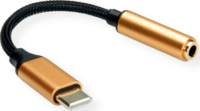 Roline USB-C apa - 3.5mm Jack anya Adapter 0.13m