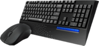 Rapoo X1960 Vezeték nélküli Billentyűzet HU - Fekete + Egér