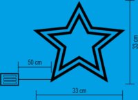 Somogyi KID 503 B/WW Csillag ablakdísz