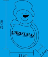 Somogyi KLW 21 S Hóember ablak-, ajtódísz