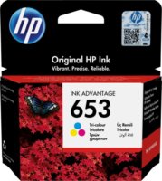 HP 653 (3YM74AE) Eredeti Tintapatron Tri-color