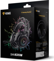 Yenkee Shadow 7.1 Surround Gaming Headset Fekete
