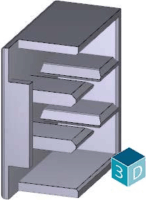 Siemens 5ST3750 2-3 fázisú végzárósapka tüskés sorolósínhez