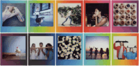 Fujifilm Rainbow Színes film Instax Square típusú instant kamerákhoz (10db / csomag)