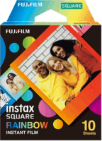 Fujifilm Rainbow Színes film Instax Square típusú instant kamerákhoz (10db / csomag)