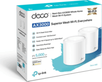 TP-Link Deco X60 AX3000 Dual-Band Mesh WiFi rendszer (2 db)