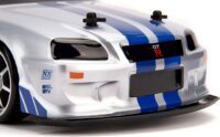 Jada Toys: RC Halálos iramban Nissan Skyline GT-R drift távirányítós autó (1:10) - Fehér/kék