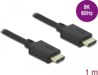 Delock Ultra nagy sebességű HDMI kábel 1m Fekete