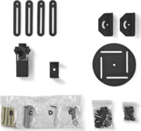 Nedis PJCM100BK Mennyezeti projektor tartó - Fekete