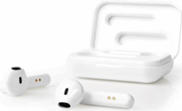 Nedis HPBT2052WT Vezeték Nélküli Bluetooth Fülhallgató Töltőtokkal Fehér