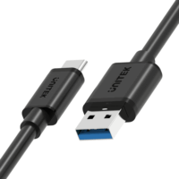 Unitek USB-A apa - USB-C apa Adat- és töltőkábel 1.5m - Fekete