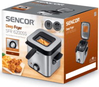 Sencor SFR 6200SS 1,5L Fritőz - Fekete/Ezüst