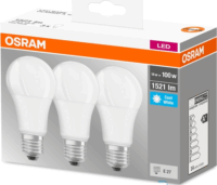 Osram Base LED körte izzó 14W 1521lm 4000K E27 (3 db) - Hideg fehér