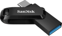 SanDisk 512GB Ultra Dual Drive Go USB 3.0/Type-C Pendrive - Fekete