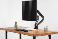 Digitus DA-90395 15-32" LCD TV/Monitor gázrugós állvány két monitorhoz Fekete