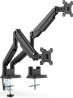 Digitus DA-90395 15-32" LCD TV/Monitor gázrugós állvány két monitorhoz Fekete