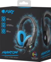 Fury Phantom Gaming Headset Fekete/Kék