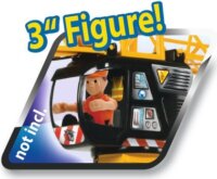 Dickie Toys Mega építőipari daru 120cm - Narancs/fekete