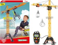 Dickie Toys Mega építőipari daru 120cm - Narancs/fekete