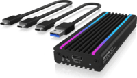 RaidSonic ICY BOX IB-1824ML-C31 M.2 USB Type-C Külső SSD ház - Fekete