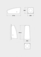 Fumagalli Amelia Wall LED 4K kültéri falilámpa