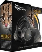 White Shark GH-2042 OCELOT Gaming Headset Fekete