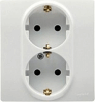 Legrand 764534 Niloé 2 db 2P+F csatlakozós fali konnektor