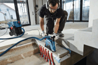 Bosch ipari GDE 230 FC-T Porelszívó adapter sarokcsiszolókhoz