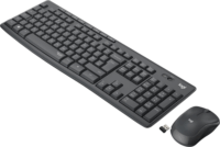 Logitech MK295 Silent Wireless Billentyűzet + Egér (Grafitszürke) - Német