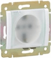 Legrand 774220 Valena 2P+F csatlakozós fali konnektor csapófedéllel