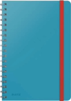 Leitz Cosy Soft Touch 80 lapos B5 kockás spirálfüzet - Nyugodtkék