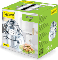 Feel-Maestro MR-2900-22 22cm Pároló edény - Inox