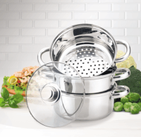 Feel-Maestro MR-2900-22 22cm Pároló edény - Inox