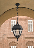 Fumagalli SICHEM/CEFA E27 kültéri függeszték lámpa - Fekete