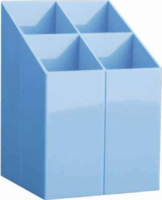 ICO Design szögletes írószertartó - Világoskék