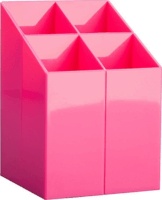 ICO Design szögletes írószertartó - Rózsaszín
