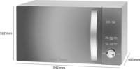 ProfiCook PC-MWG 1176 H Mikrohullámú sütő