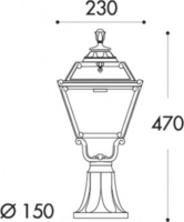 Fumagalli MINILOT/GOLIA E27 kültéri állólámpa - Fehér