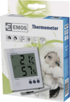 Emos E8471 szondával és páratartalom mérővel vezetékes digitális hőmérő