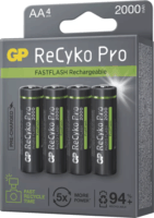 GP ReCyko Pro Photo Flash 2000mAh Újratölthető AA Ceruzaelem (4db/csomag)