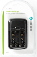 Nedis BACH07 4x AA/AAA/E-Blokk NiMH Akkumulátor Töltő